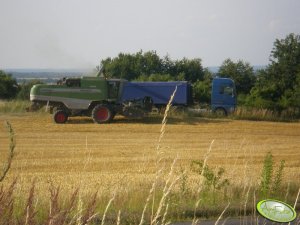 Fendt 6300C AL + PowerFlow 6m & Man TGA + Naczepa