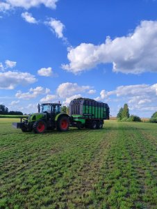 Claas Ares 617 Atz + Deutz Fahr Rotomaster 4516D