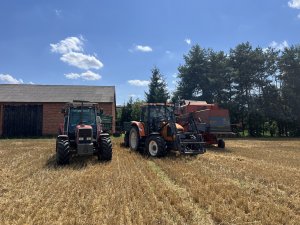 Renault Ares 540RX & Massey Ferguson 3050