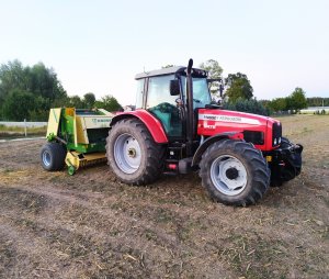 Massey Ferguson 6475 + Krone KR130 