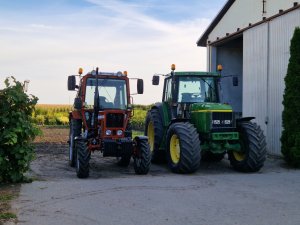 MTZ 80 & John Deere 6910