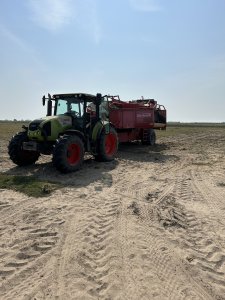 Claas Arion 420 & Grimme SE 150-60