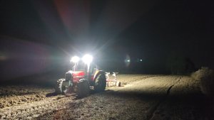 Massey ferguson & pług obrotowy