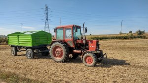 Mtz 82 & Przyczepa dwuosiowa  i Claas Consul