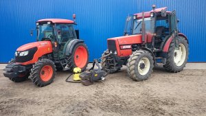 Kubota M7040 Narrow i Zetor 9540