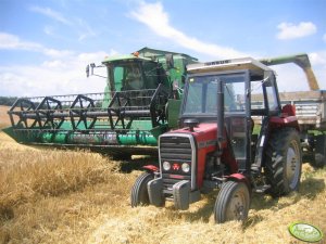 John Deere 2056 i Massey Ferguson 255