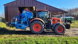 Kubota m7152 i lemken Solitair 9