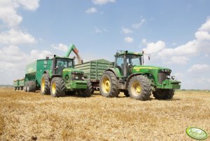 2x John Deere 8420