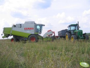 Claas Lexion 430 + John Deere 4450
