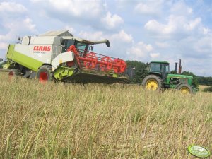 Claas Lexion 430 + John Deere 4450