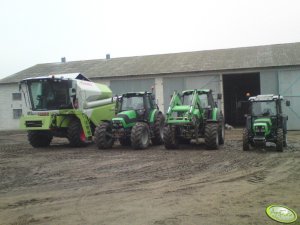 Deutz-Fahr Agroplus 310, Agrotron130, Agrotron155 & Claas Tucano 320