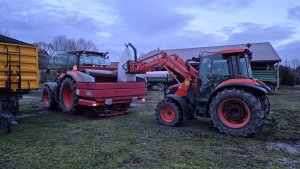 Kubota m7152 siejemy nawozy 