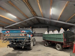 Sulky X40 Econov i Massey Ferguson 7715S