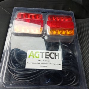 Światła tylne led na magnes