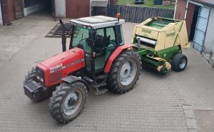 Massey Ferguson 6255 + Krone KR130S