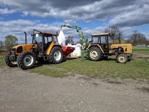 Renault Ceres 320X + Rauch MDS 732R & Ursus C-360-3p + Troll T-274