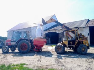 Massey Ferguson 3050 & Rauch 932 & Sanderson 624