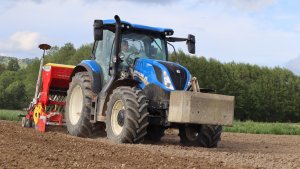 New Holland T6.180 & Pottinger Vitasem 302 ADD.