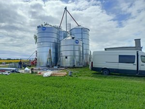 Powiększenie  silosów z 57 na 91t