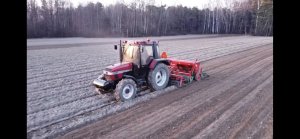 Case 4230 &  Unia poznaniak 3m & Agromasz 3m