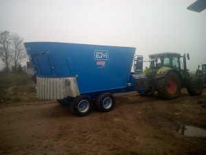 Claas Arion 640 & Euromilk Rino