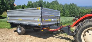 Przyczepa wywrotka jednoosiowa sam