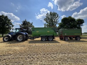 New Holland T7.215s + Hilken + Pronar