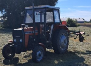 Ursus 3512 &  Przetrząsarka karuzelowa