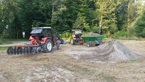 Ursus C-360-3P + RCW-3 & Ursus C-360 + Brona talerzowa 2x9