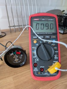 Wskaźnik temperatury kapilara MTZ