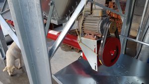 Żmijka bez silnika czerwona wyprofilowana 6m