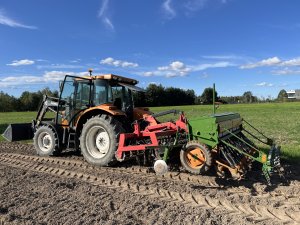 Renault Ares 540RX i zestaw uprawowo siewny