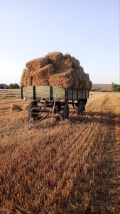 Drewniana Autosan-ka ze słomą