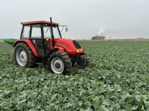 Ursus 5714+rozsiewacz Langren RS-600