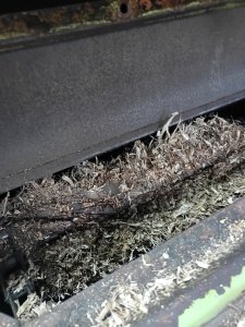 Zapchany przenośnik pochyły