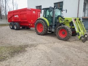 Claas Arion 430 +Jeantil 
