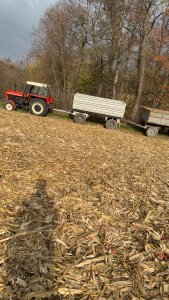 Zetor 8111 i przyczepy Autosan d46 przerobione na wywrotki